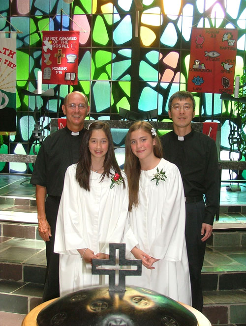 Shannon & Nicky with Pastor Harold and Vicar Zhang